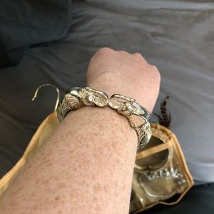 Two elephants bracelet